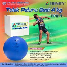 Tolak Peluru Besi 4kg TPB-4
